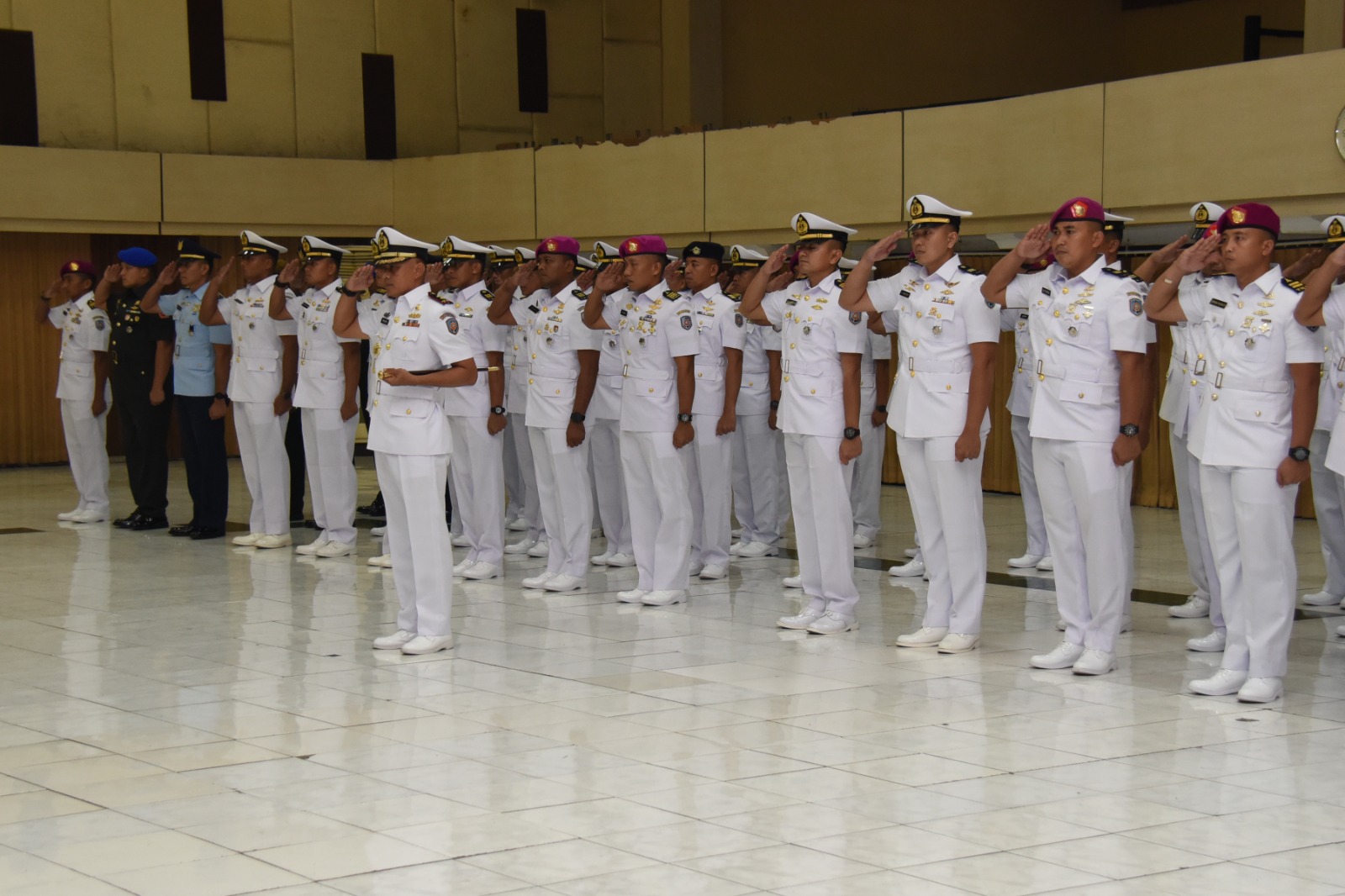 Puluhan Perwira Pertama Tni Al Siap Ikuti Pendidikan Lanjutan Perwira