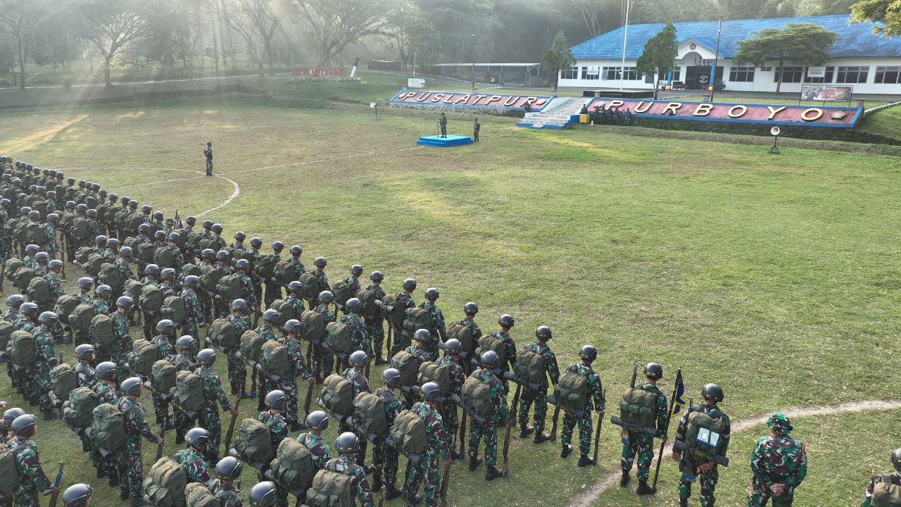 Jadi Puncak Latihan Lattek Berganda Siswa Dikmaba TNI AL XLIII 1 TA