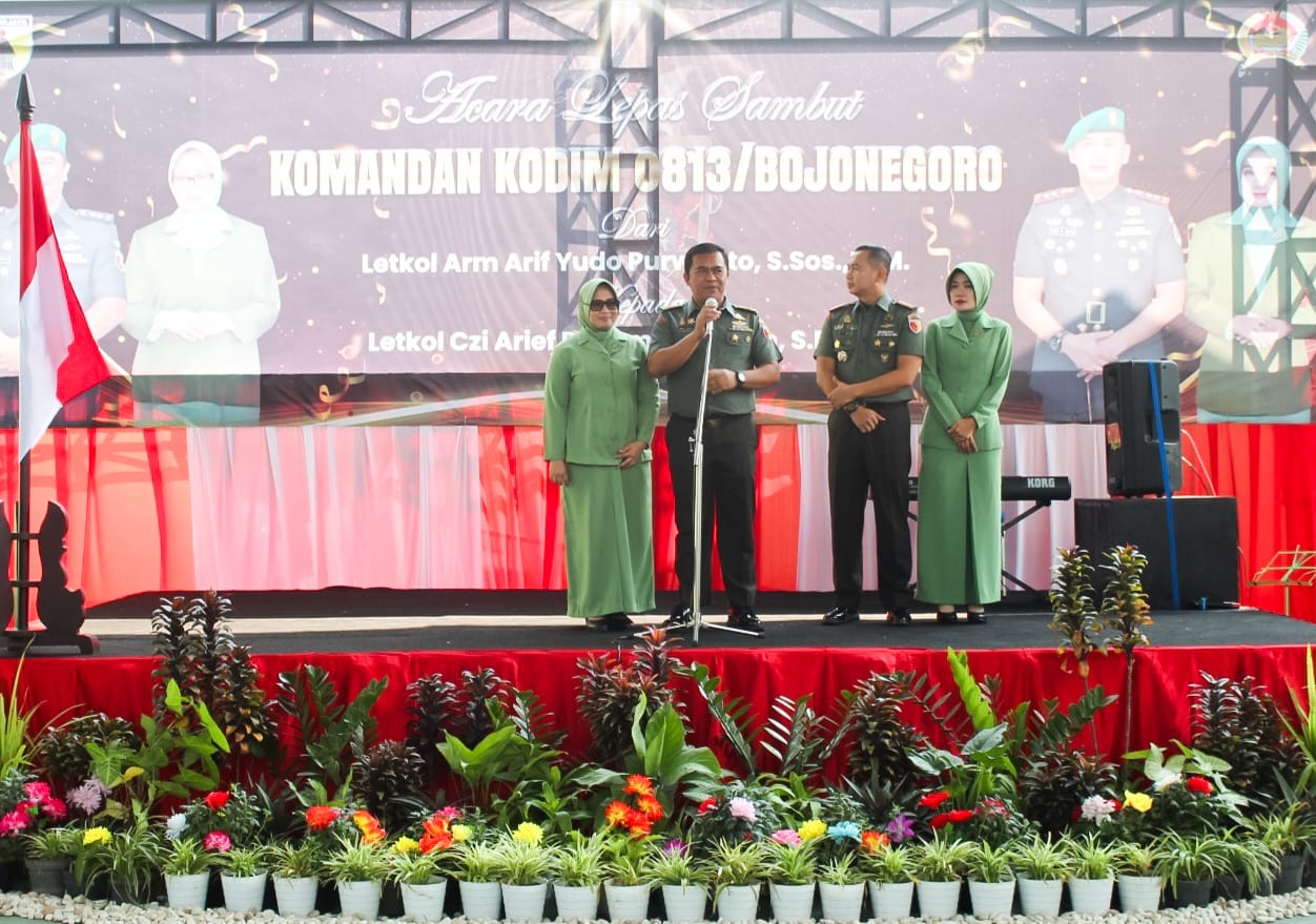 Kodim Bojonegoro Gelar Tradisi Satuan Dan Lepas Sambut Komandan ...